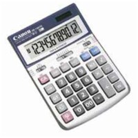 Canon  12-Digit Desktop Calculator- Dual Power- 4-.8in.x6-.7in.x1-.4in.