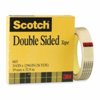 3M  Double-sided Tape- 1in.Core- .50in.x900in.- Clear