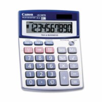 Canon  10-Digit Calculator- Dual Power- 4in.x5-.33in.x1-.2in.