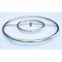 HearthDistribution OBRSS-24R 24in Round Ring Burner Arctic Flame