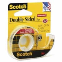 3M  Double-sided Tape- w-Dispenser- Permanent- .50in.x450in.- CL