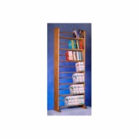 Wood Shed 705- Bookcase Solid Oak 7 Row Dowel Book Rack