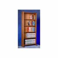 Wood Shed 507 Solid Oak Cabinet for DVDs- VHS tapes- books and more