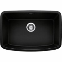 Blanco 442941 27 in. Valea Single Bowl, Coal Black
