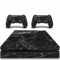 VWAQ Black Marble PS4 Slim Skins Granite Cover - PSGC6