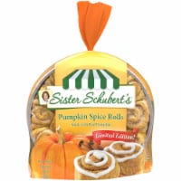 Sister Schubert's Pumpkin Spice Rolls Perspective: Main