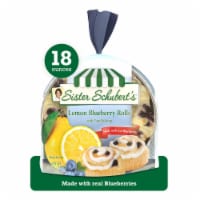 Sister Schubert's Frozen Lemon Blueberry Rolls Perspective: Main