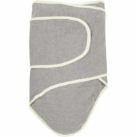 Miracle Blanket 46724 Gray With Yellow Trim Baby Swaddle Blanket