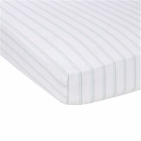 Miracle Baby MiracleWare Stripes Muslin Crib Sheet - Blue/Gray