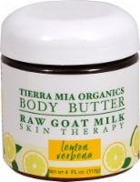 Tierra Mia Organics  Raw Goat Milk Body Butter Lemon Verbena