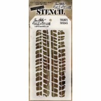 Tim Holtz Layered Stencil 4.125 X8.5 -Treads