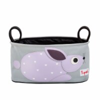 3 Sprouts Universal Stroller Organizer - Baby Jogger Caddy with Cup Holder, Rabbit
