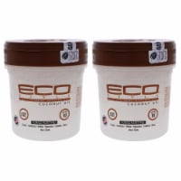 Eco Style Gel - Coconut Oil by Ecoco for Unisex - 8 oz Gel - Pack of 2