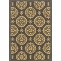 Oriental Weavers Bali 5863N 9x13  Rectangle - Grey/ Gold-Polypropylene