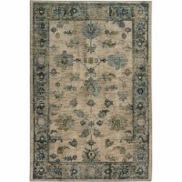 Oriental Weavers Sedona 5171C 2x8  Runner - Ivory/ Blue-Nylon/PolyP