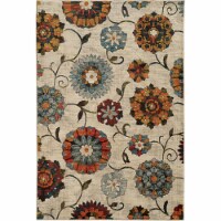 Oriental Weavers Sedona 6361A 8x11  Rectangle - Ivory/ Multi-Nylon/PolyP