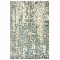 Oriental Weavers F70002244305ST 8 x 10 ft. Formations Rectangle Rug - Blue