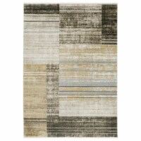 Oriental Weavers B090N2200290ST 6 ft. 7 in. x 9 ft. 6 in. Bauer 090N2 Rectangle Area Rug, Bei