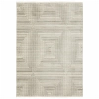 Oriental Weavers B4150E160230ST 5 ft. 3 in. x 7 ft. 6 in. Bauer 4150E Rectangle Area Rug, Bei