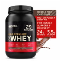 Optimum Nutrition Double Rich Chocolate 100% Whey Protein Isolate Powder Drink Mix