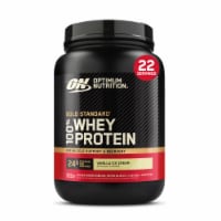 Optimum Nutrition® Gold Standard® 100% Whey Protein Vanilla Ice Cream Perspective: Main