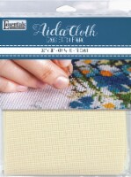 EBL Aida Cloth 18ct 30x36 Off White