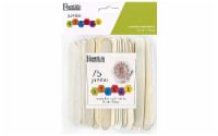 EBL Wood Craft Sticks Jumbo .75x6" 75pc Perspective: Main