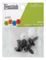 EBL Eyes Solid 15mm w/Washer Black 4pc