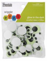 EBL Eyes Paste On Moveable Astd Glow in Dark 100pc