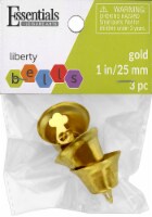 EBL Liberty Bells 25mm Gold 3pc
