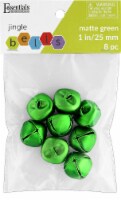 EBL Jingle Bells 25mm Matte Green 8pc