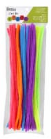 EBL Chenille Stem 12 6mm Neon 100pc