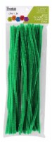 EBL Chenille Stem 12 6mm Green 100pc