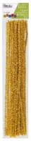 EBL Chenille Stem 12 6mm Tinsel Gold 25pc