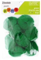 EBL Pom Pom 2 Green 8pc