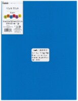 EBL Foam Sheet 9x12 2mm Royal Blue 15pc