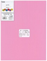 EBL Foam Sheet 9x12 2mm Pink 15pc