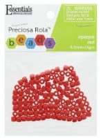 EBL Czech Rola Bead 4.5mm 15gm Op Red