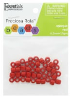 EBL Czech Rola Bead 6.2mm 15gm Op Red