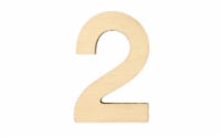 EBL Wood Letter 1.75 Birch No 2