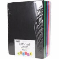 EBL Foam Sheets 9x12 6mm 15pc Ast