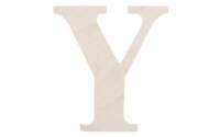 Good Wood Letter 9.5 Birch Y