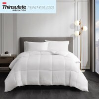 Gracie Mills Cotton Down Alternative Featherless Comforter - GRACE-4221 White Full/Queen