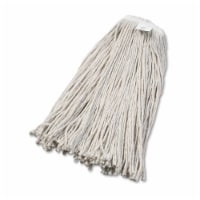 Boardwalk® Cut-End Wet Mop Head, Cotton, No. 32, White BWK2032CEA