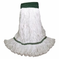 Boardwalk Loop End Rayon Mop Head Rayon Medium 14 oz White Dozen SP200M14DZ