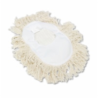 Boardwalk® Wedge Dust Mop Head, Cotton, 17.5 x 13.5, White BWK1491