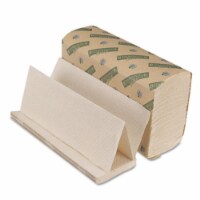 Boardwalk 10GREEN Green Folded Towels- Multi-Fold- Natural White- 9 1/8 x 9 1/2- 250/Pk 16 P
