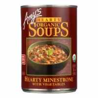 Amy's - Organic Hearty Vegetable Minestrone Soup - Case of 12 - 14.1 oz.