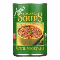 Amy's - Organic Lentil Vegetable Soup - Case of 12 - 14.5 oz.