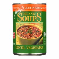 Amy's - Organic Lentil Vegetable Soup - Low Sodium - Case of 12 - 14.5 oz.